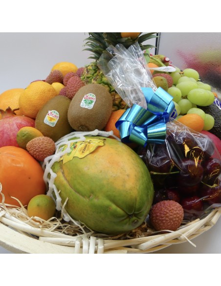 Cesto Regalo Grande di Frutta e Frutti Esotici