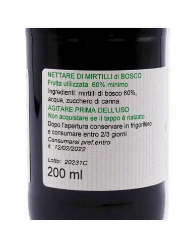 Mirtilli di Bosco Nettare 60%