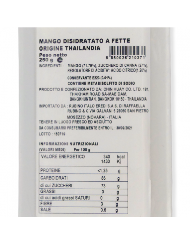 Mango Disidratato