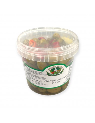 Olive Verdi Denocciolate Piccanti