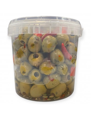 Olive Verdi Denocciolate Piccanti