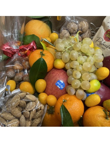Box Regalo di Frutta e Frutta Secca Base